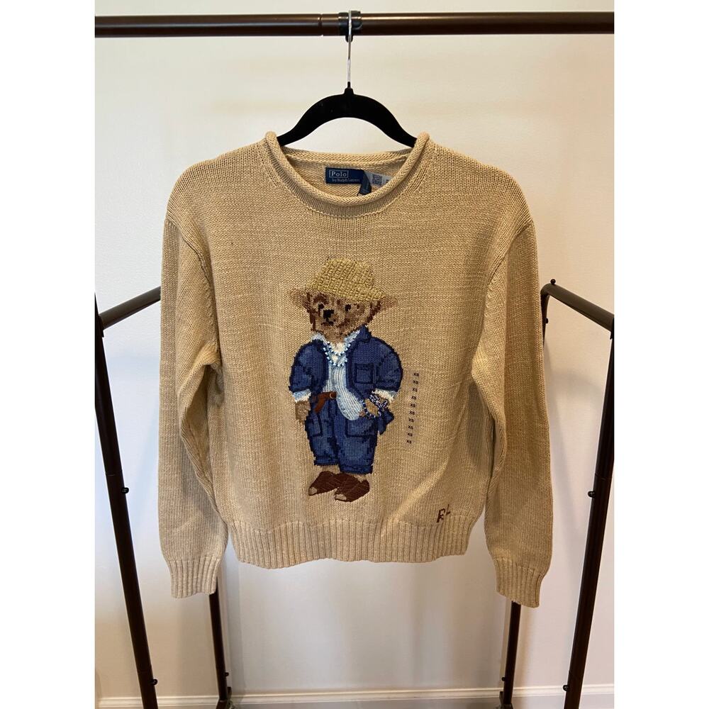 Polo Ralph Lauren Polo Bear Rollneck Jumper Sweater size XS - Picture 3 of 8